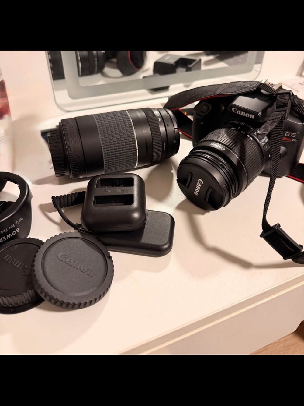 Canon EOS Rebel T6 Digital Camera STARTER SET!! With accessories and backpack